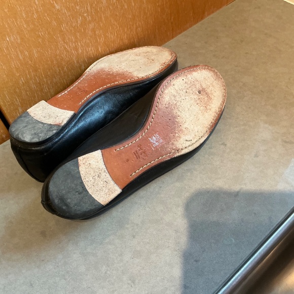 Coach black leather ballet flats - Picture 6 of 7